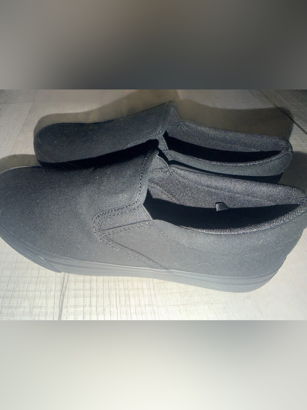 Classic Slip-On Canvas Men’s Shoe - Black